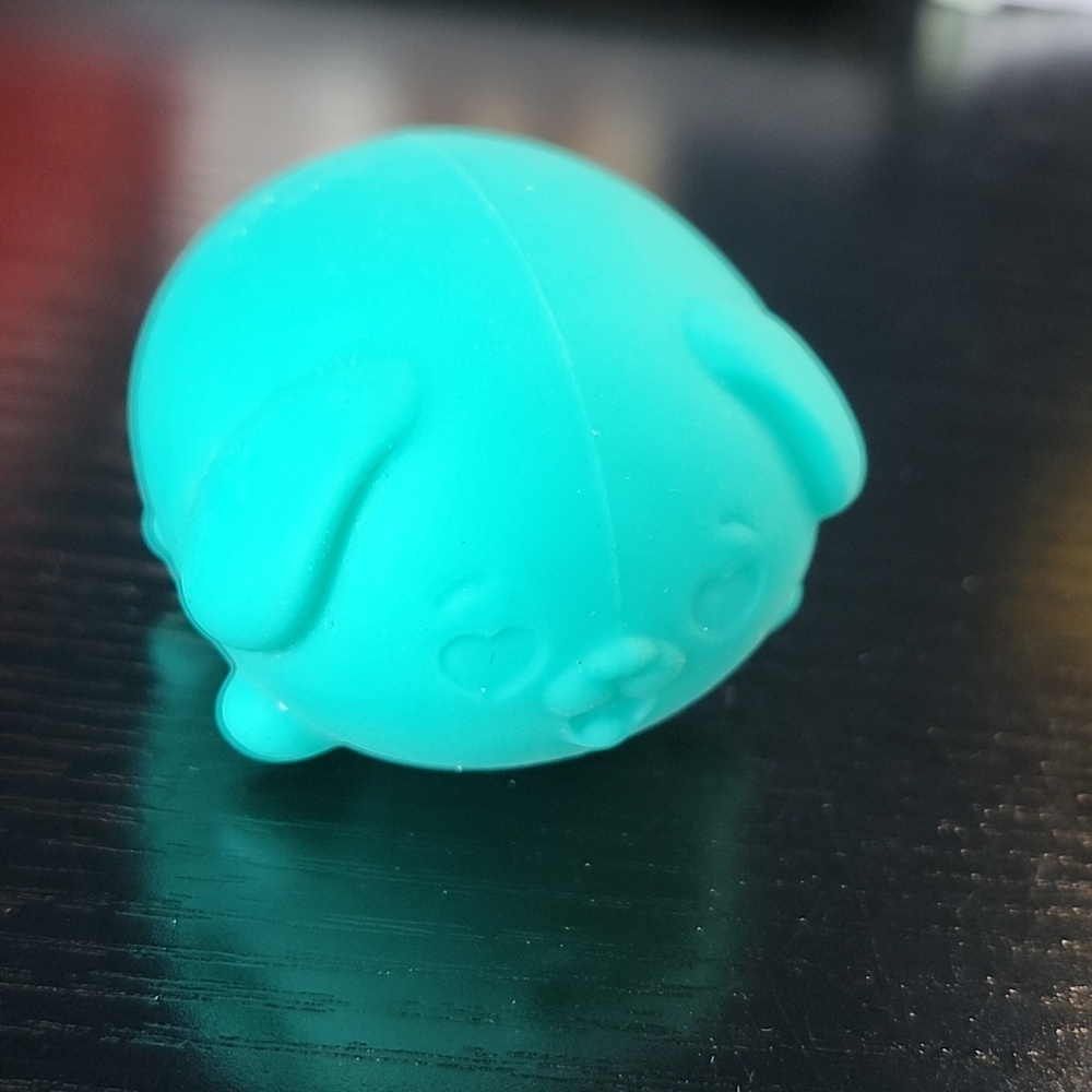 Teenie Nee Doh Funky Pup - Teal Sicone Squishy Toy